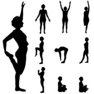 Silhouette of Woman N39