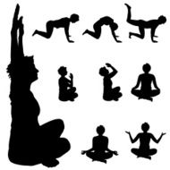 Silhouette of Woman N40