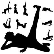 Silhouette of Woman N41