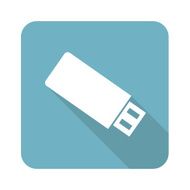 Square usb stick icon
