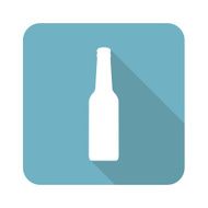 Square bottle icon
