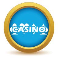 Gold casino icon