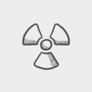 Propeller sketch icon