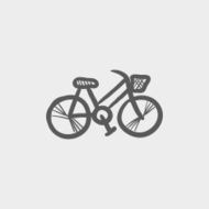 Bicycle sketch icon