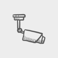 Rooftop antenna sketch icon