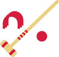 Croquet Wicket Hammer Ball