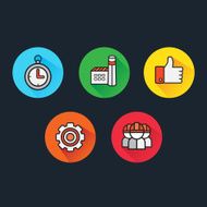 flat icons for web