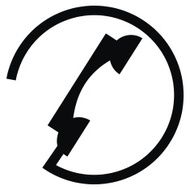 telephone receiver circle