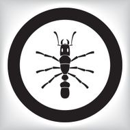 Ant icon vector