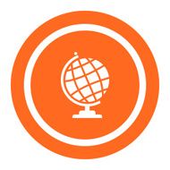 Earth globe icon N16