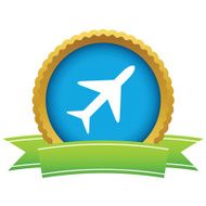 Gold plane logo