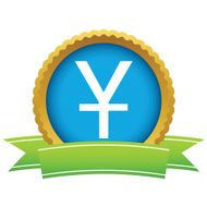 Gold currency yen logo N2