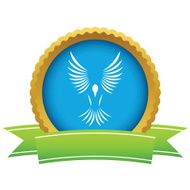 Gold bird logo