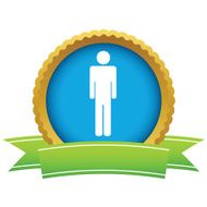 Gold man logo