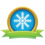 Gold snowflake logo N2