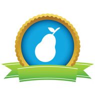 Gold pear logo