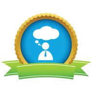 Gold speaking people logo