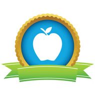 Gold apple logo