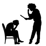 Vector silhouette of couple N230
