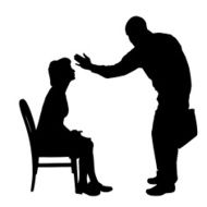 Vector silhouette of couple N237