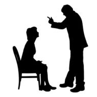 Vector silhouette of couple N238