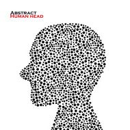 Abstract human head Vector illustration Eps 10
