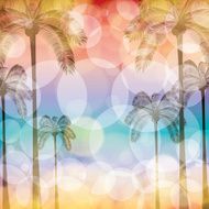 Colorful summer beach template N2