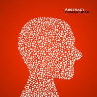 Abstract human head Vector illustration Eps 10 N2