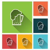 Beer icon set N3