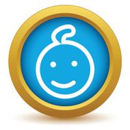 Gold baby icon N2