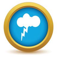 Gold storm icon