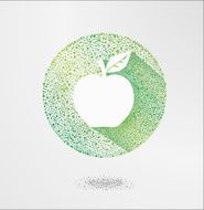 Vector apple illustration N2