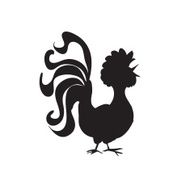 Rooster Silhouette icon