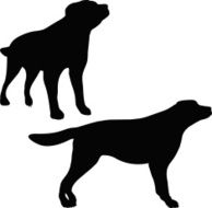 Dog Silhouette N26