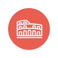 Office building thin line icon N2