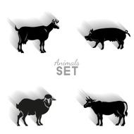 vector set of animals N3