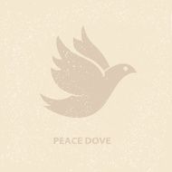 Dove of Peace vector icons set N2
