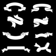 White ribbon set