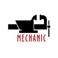 Bench vice with open jaws N2