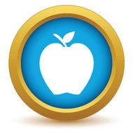 Gold apple icon
