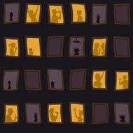 illuminated window
