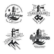Lighthouse emblem for t-shirt N2