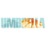 Yellow umbrella sign
