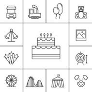 birthday and celebration icons N14