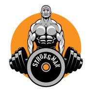 T-shirt vector design for bodybuilders and fitness club