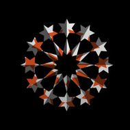 Abstract star symbol for design N2