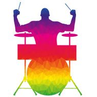 silhouette musician