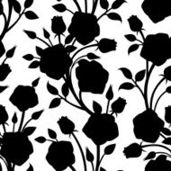 Seamless pattern with roses Vector illustration N3