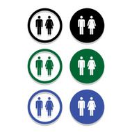 Vector a man and lady toilet sign Illustration EPS10 N5