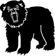 Angry Grizzly Bear N4